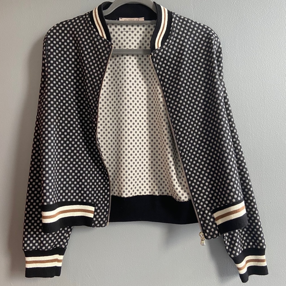 Floreiza European Stylish Bomber Jacket w Zipper